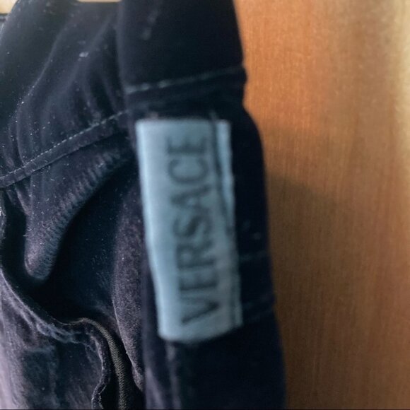 VERSACE JEANS COUTURE Sz 32 Velvet Made in Italy Jeans - Picture 8 of 10